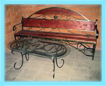 скамейка и стол в загородном доме, vinogradov-shd.ru
